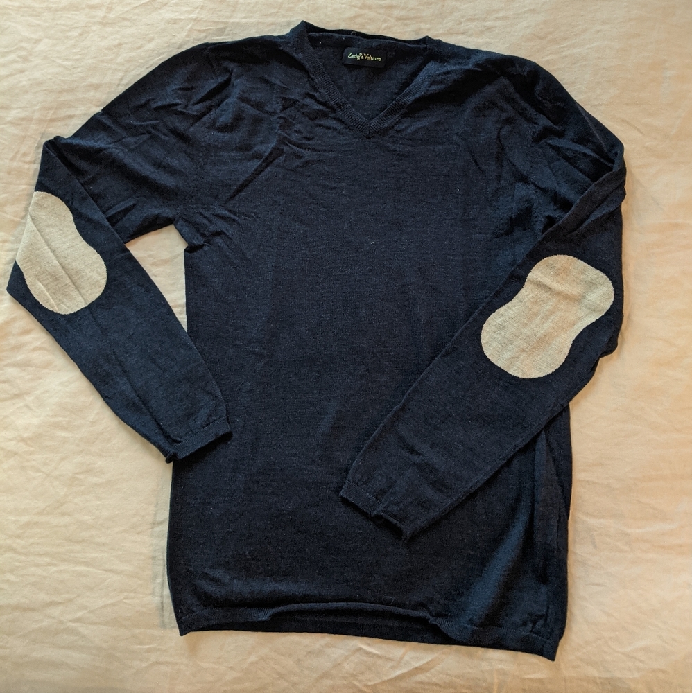 Zadig & Voltaire navy blue sweater, size S